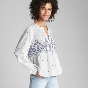 Gap Zen Peasant Blouse - new with t…